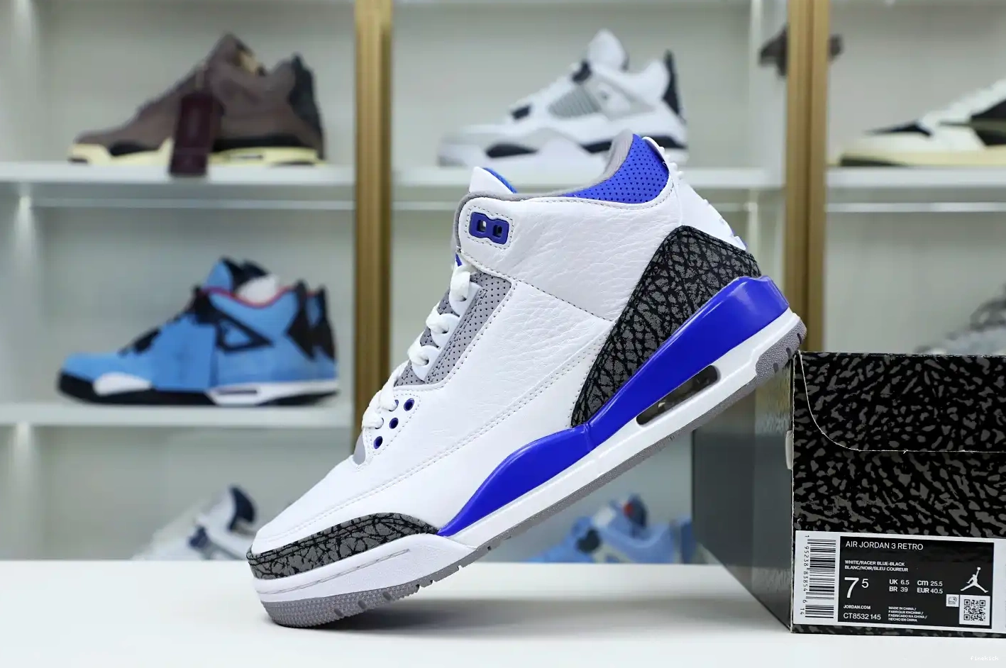 BLUE' JORDAN RETRO 'RACER (CT8532-145) AIR 3 0704